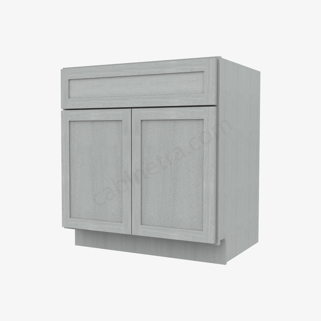 AN-SB30B Sink Base Cabinet | Forevermark Nova Light Grey Shaker