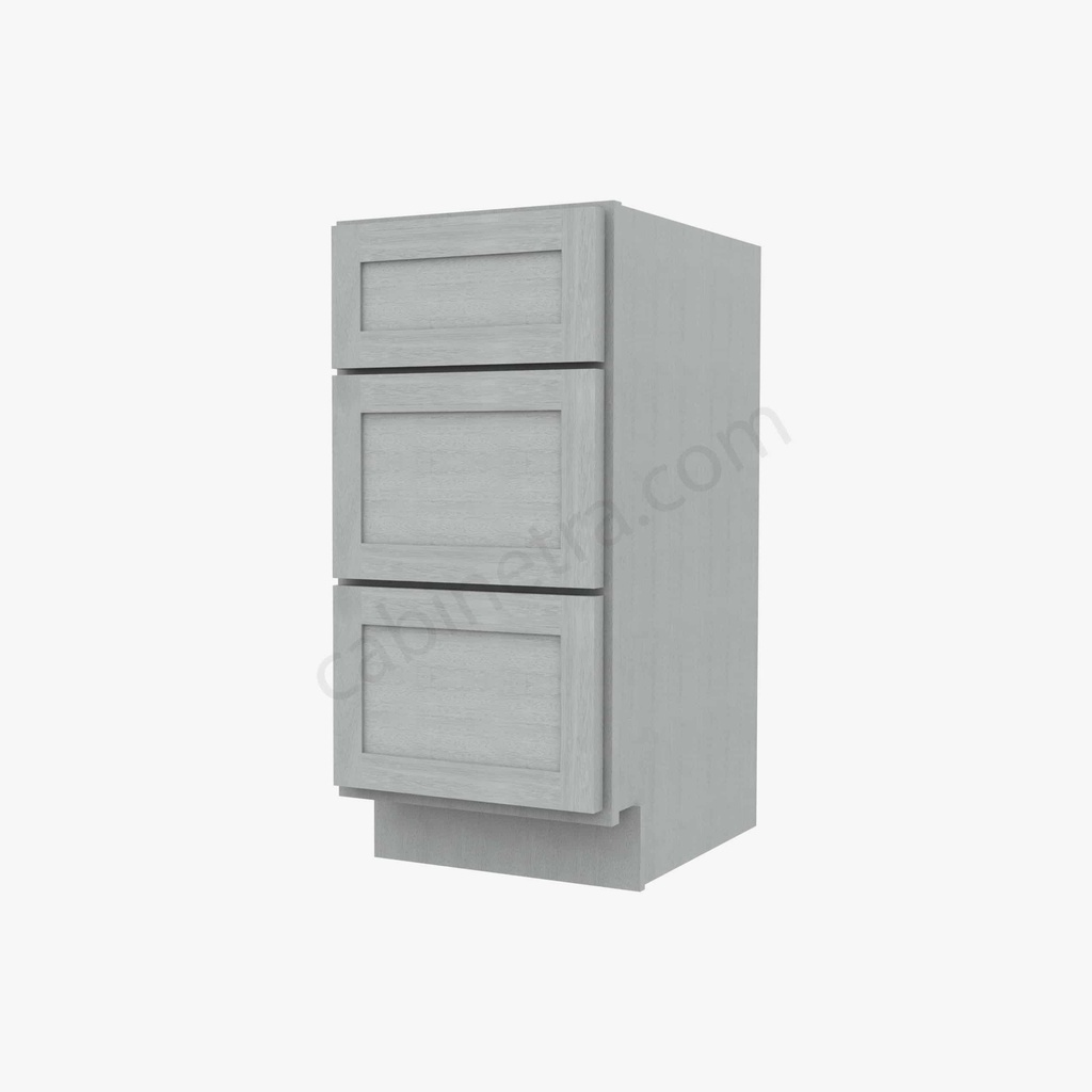 AN-SVB1521-34-1/2"" Bathroom Cabinet Vanity Drawer Pack | Forevermark Nova Light Grey Shaker