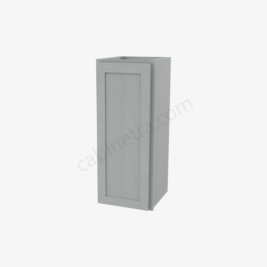 AN-W1230 Single Door Wall Cabinet | Forevermark Nova Light Grey Shaker
