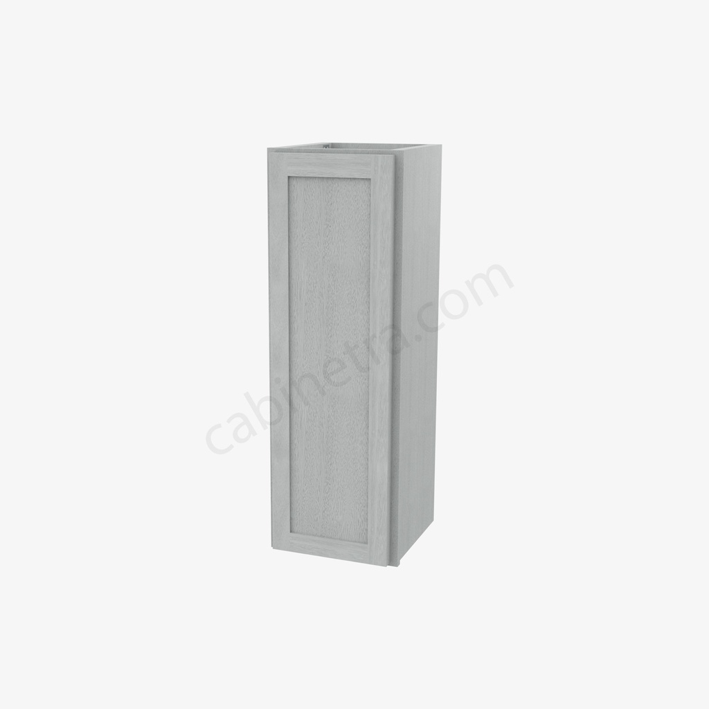 AN-W1236 Single Door Wall Cabinet | Forevermark Nova Light Grey Shaker