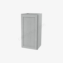 AN-W1530 Single Door Wall Cabinet | Forevermark Nova Light Grey Shaker