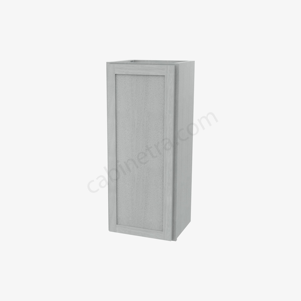 AN-W1536 Single Door Wall Cabinet | Forevermark Nova Light Grey Shaker