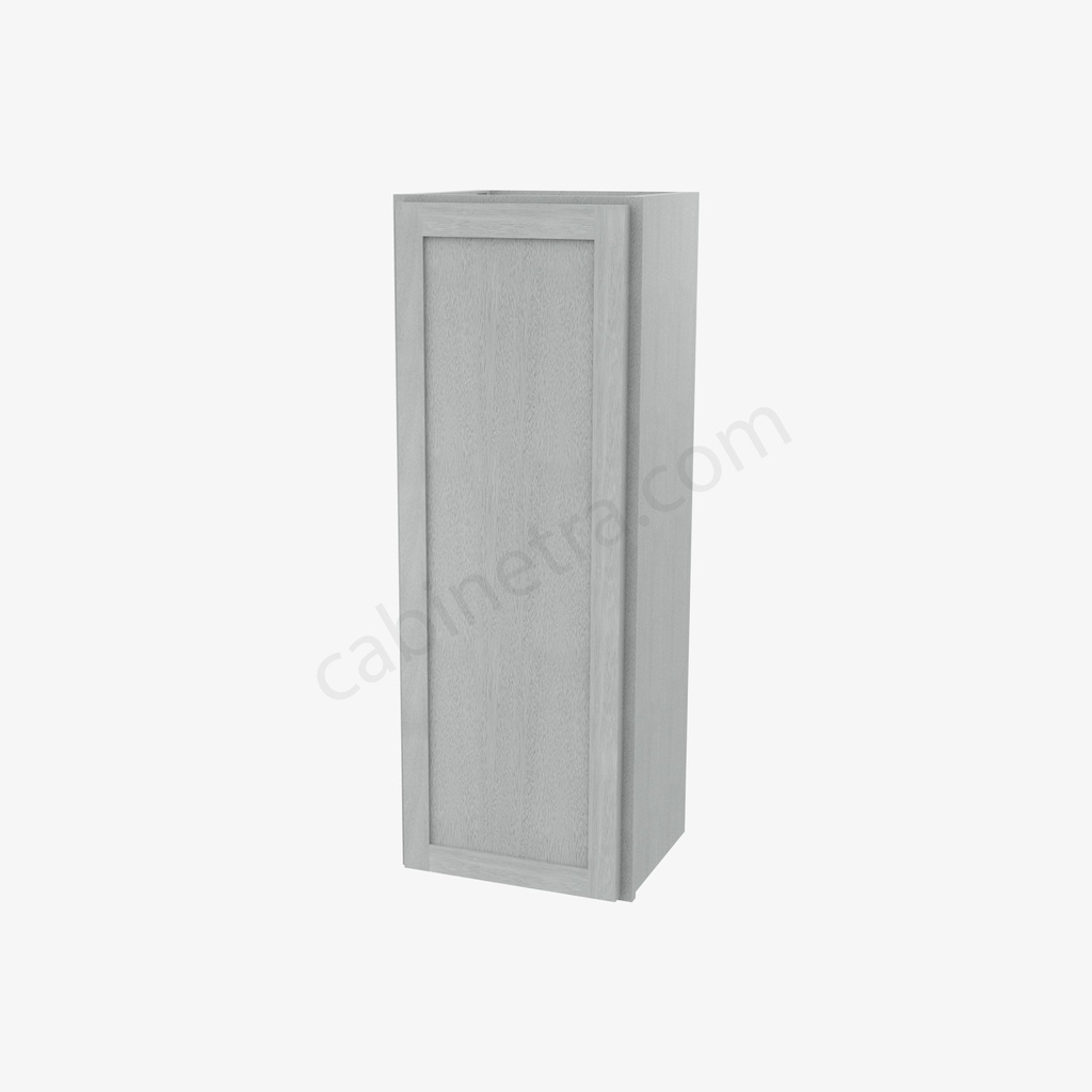AN-W1542 Single Door Wall Cabinet | Forevermark Nova Light Grey Shaker