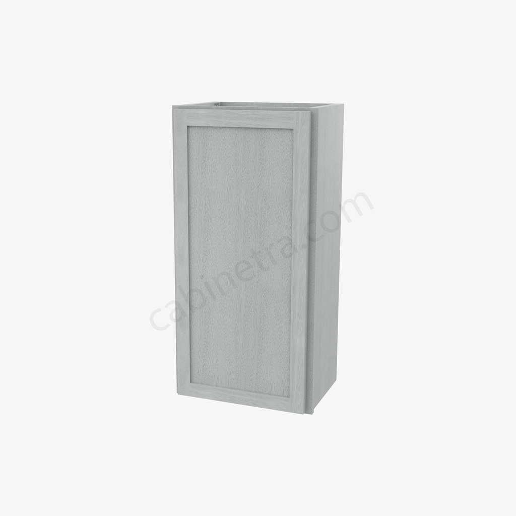 AN-W1836 Single Door Wall Cabinet | Forevermark Nova Light Grey Shaker