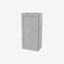 AN-W1836 Single Door Wall Cabinet | Forevermark Nova Light Grey Shaker