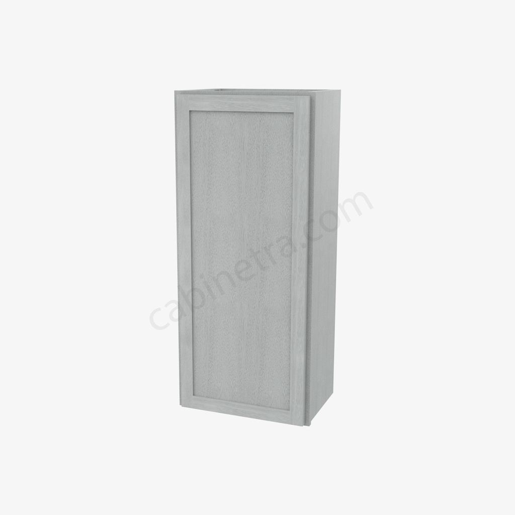 AN-W1842 Single Door Wall Cabinet | Forevermark Nova Light Grey Shaker