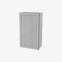 AN-W2136 Single Door Wall Cabinet | Forevermark Nova Light Grey Shaker