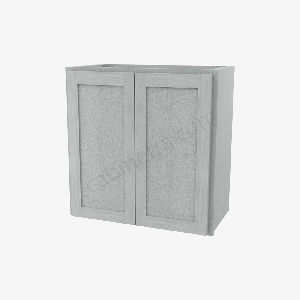 AN-W2424B Double Door Wall Cabinet | Forevermark Nova Light Grey Shaker