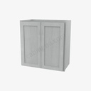 AN-W2424B Double Door Wall Cabinet | Forevermark Nova Light Grey Shaker