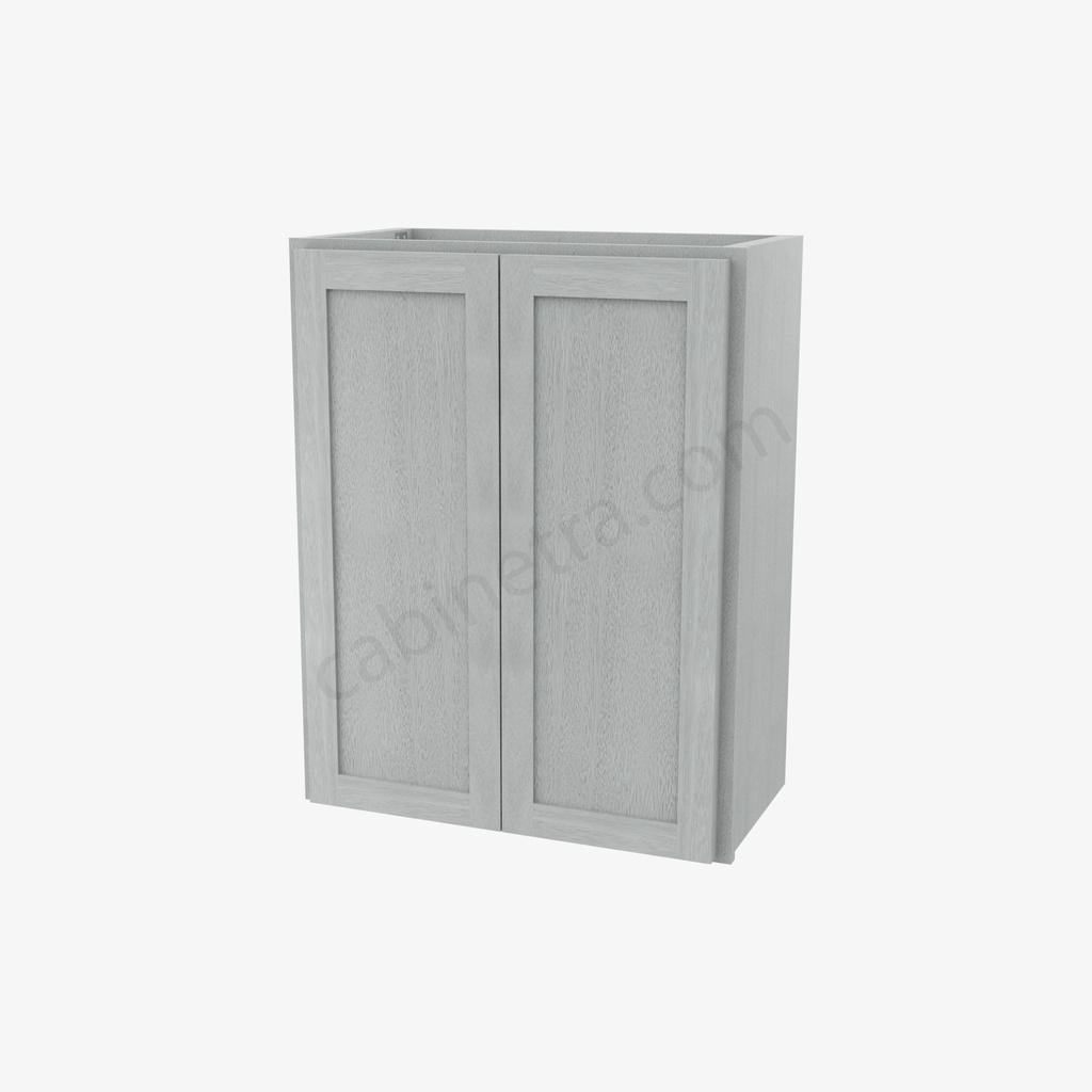 AN-W2430B Double Door Wall Cabinet | Forevermark Nova Light Grey Shaker