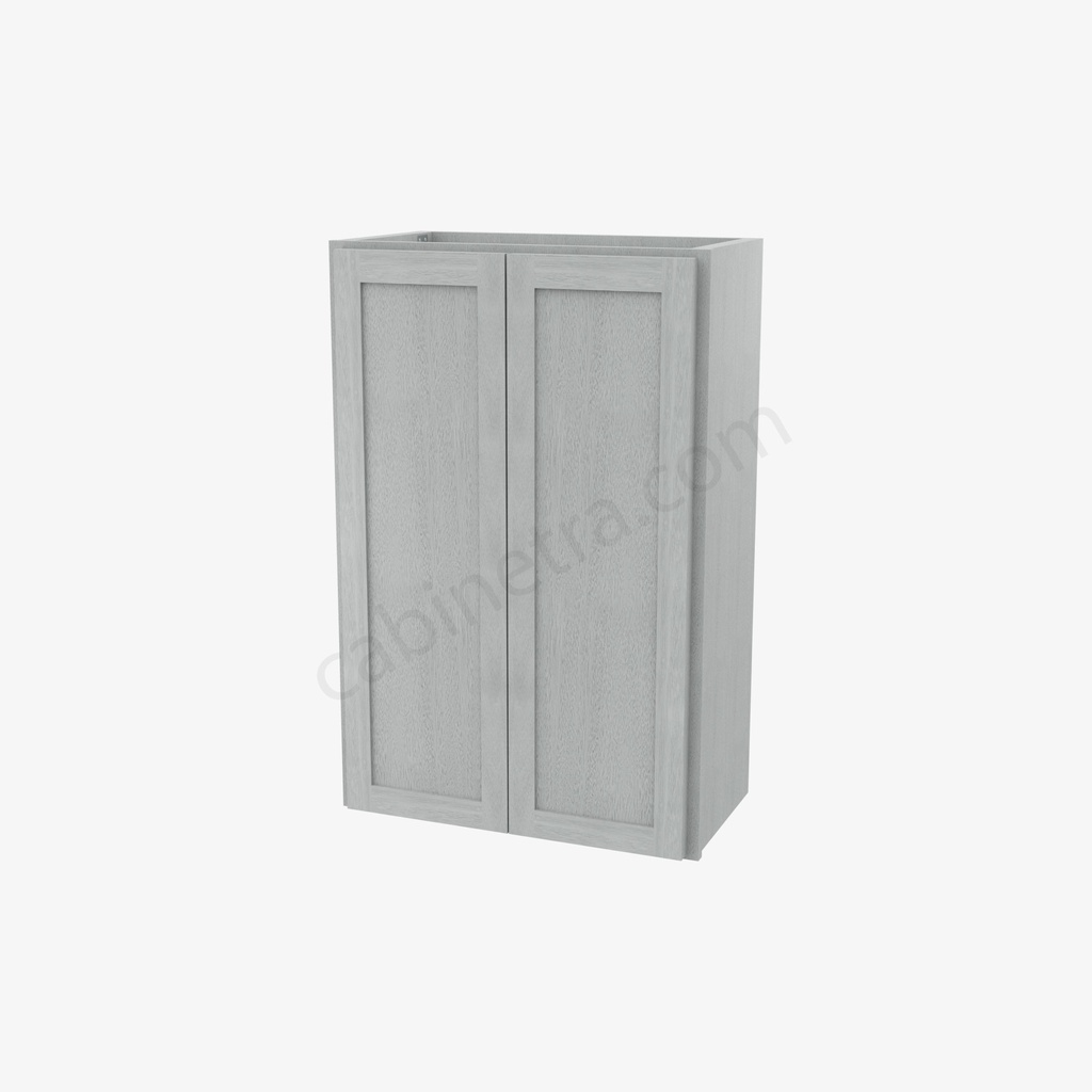 AN-W2436B Double Door Wall Cabinet | Forevermark Nova Light Grey Shaker