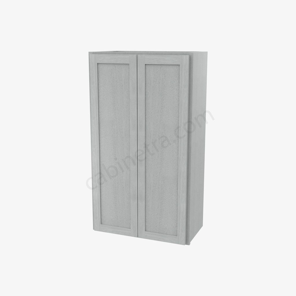 AN-W2442B Double Door Wall Cabinet | Forevermark Nova Light Grey Shaker