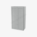 AN-W2442B Double Door Wall Cabinet | Forevermark Nova Light Grey Shaker