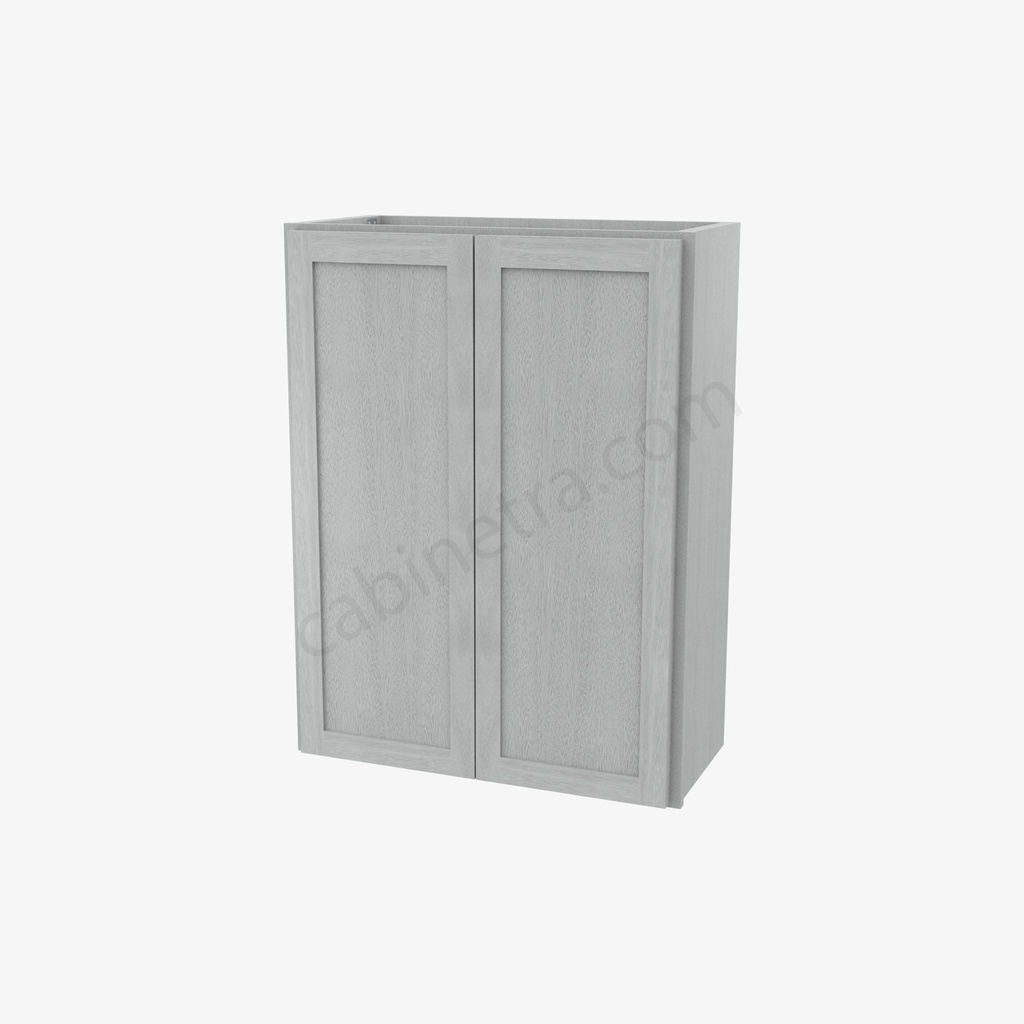 AN-W2736B Double Door Wall Cabinet | Forevermark Nova Light Grey Shaker