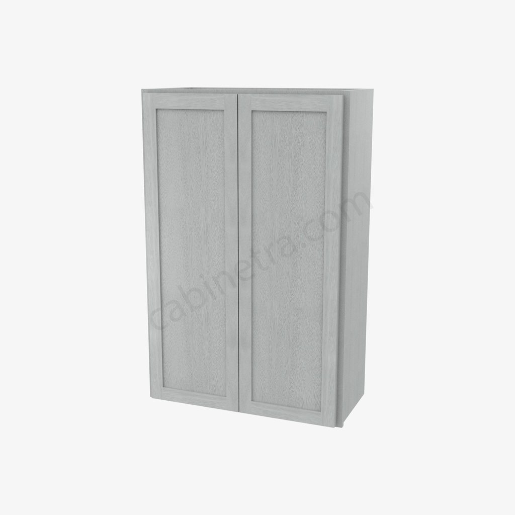 AN-W2742B Double Door Wall Cabinet | Forevermark Nova Light Grey Shaker