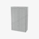 AN-W2742B Double Door Wall Cabinet | Forevermark Nova Light Grey Shaker