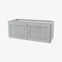 AN-W3012B Double Door Wall Cabinet | Forevermark Nova Light Grey Shaker