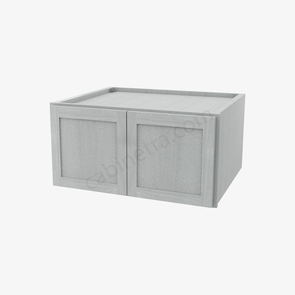AN-W301524B Wall Refrigerator Cabinet | Forevermark Nova Light Grey Shaker