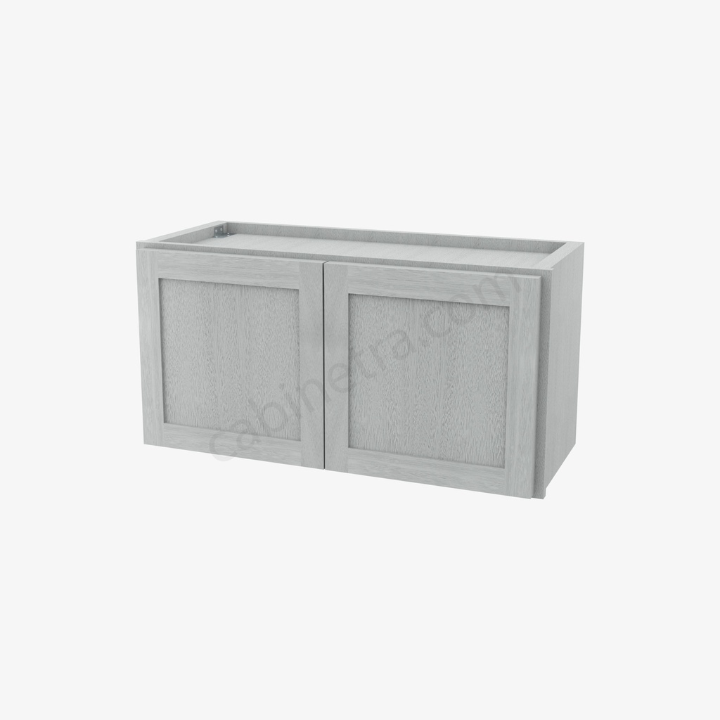 AN-W3015B Double Door Wall Cabinet | Forevermark Nova Light Grey Shaker