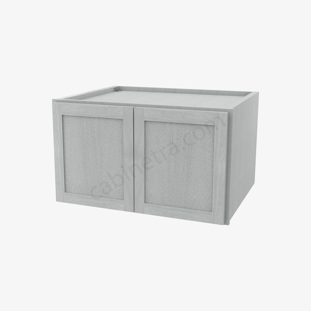 AN-W3018B Double Door Wall Cabinet | Forevermark Nova Light Grey Shaker
