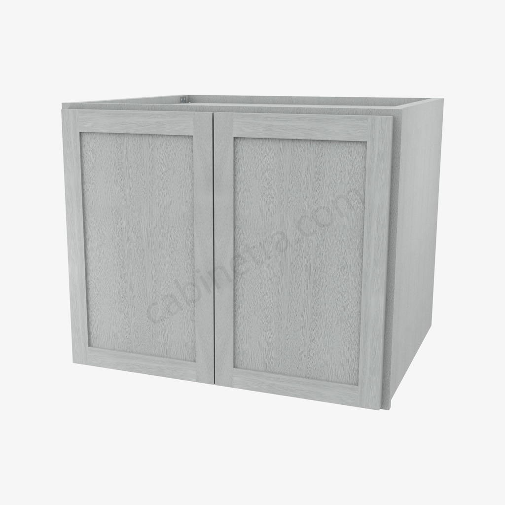 AN-W302424B Wall Refrigerator Cabinet | Forevermark Nova Light Grey Shaker