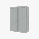 AN-W3042B Double Door Wall Cabinet | Forevermark Nova Light Grey Shaker