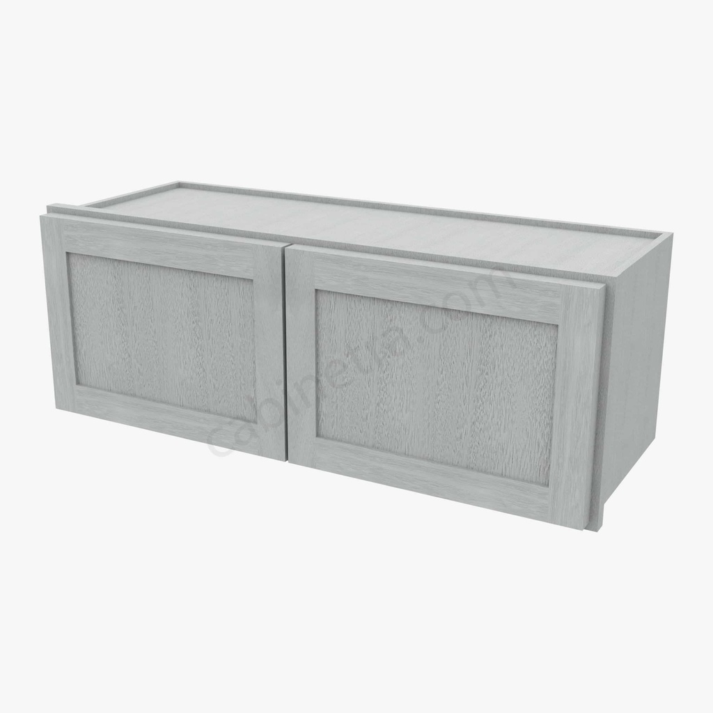 AN-W3312B Double Door Wall Cabinet | Forevermark Nova Light Grey Shaker