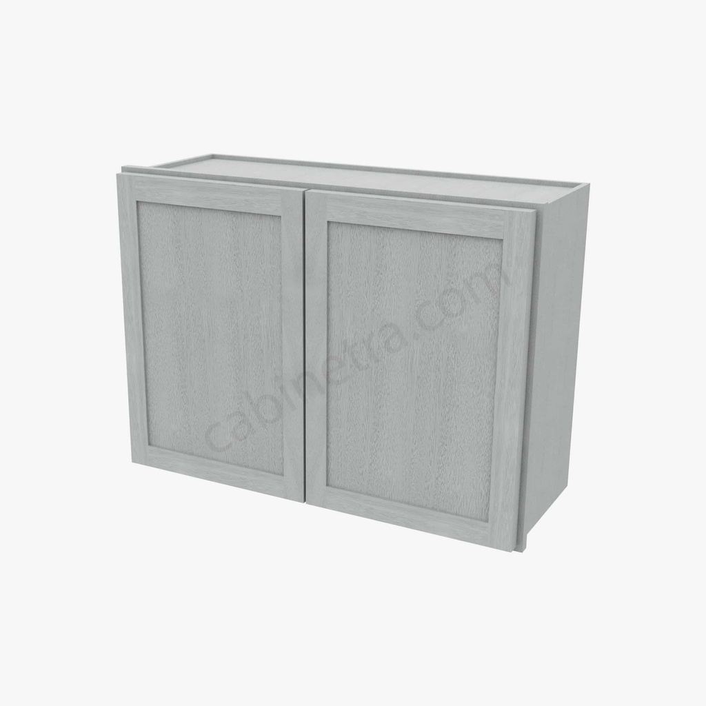 AN-W3324B Double Door Wall Cabinet | Forevermark Nova Light Grey Shaker