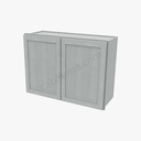 AN-W3324B Double Door Wall Cabinet | Forevermark Nova Light Grey Shaker