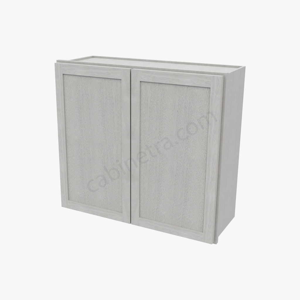 AN-W3330B Double Door Wall Cabinet | Forevermark Nova Light Grey Shaker