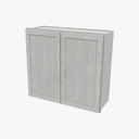 AN-W3330B Double Door Wall Cabinet | Forevermark Nova Light Grey Shaker