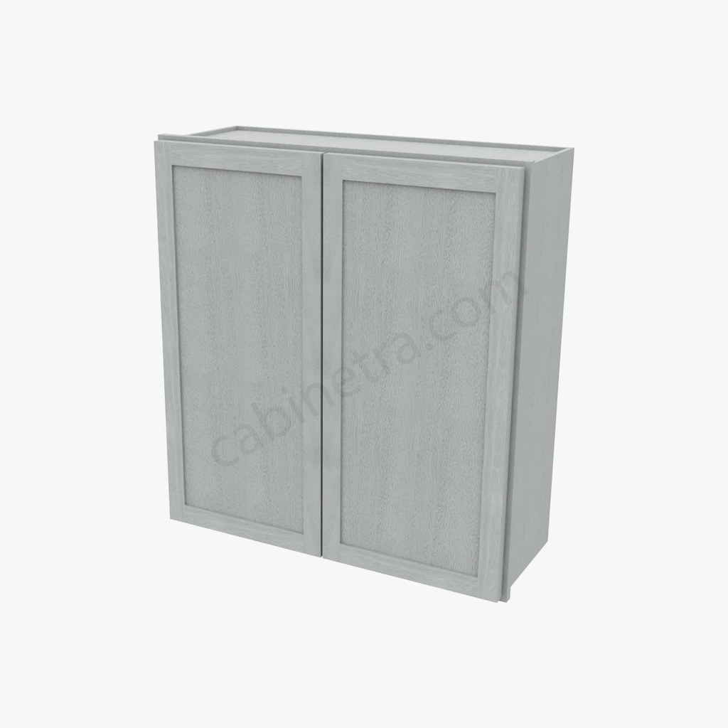 AN-W3336B Double Door Wall Cabinet | Forevermark Nova Light Grey Shaker