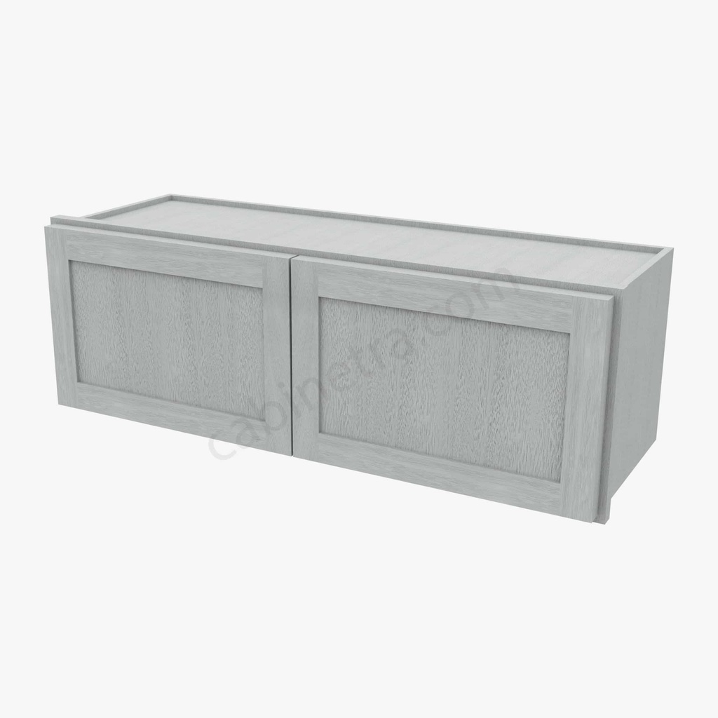 AN-W3612B Double Door Wall Cabinet | Forevermark Nova Light Grey Shaker