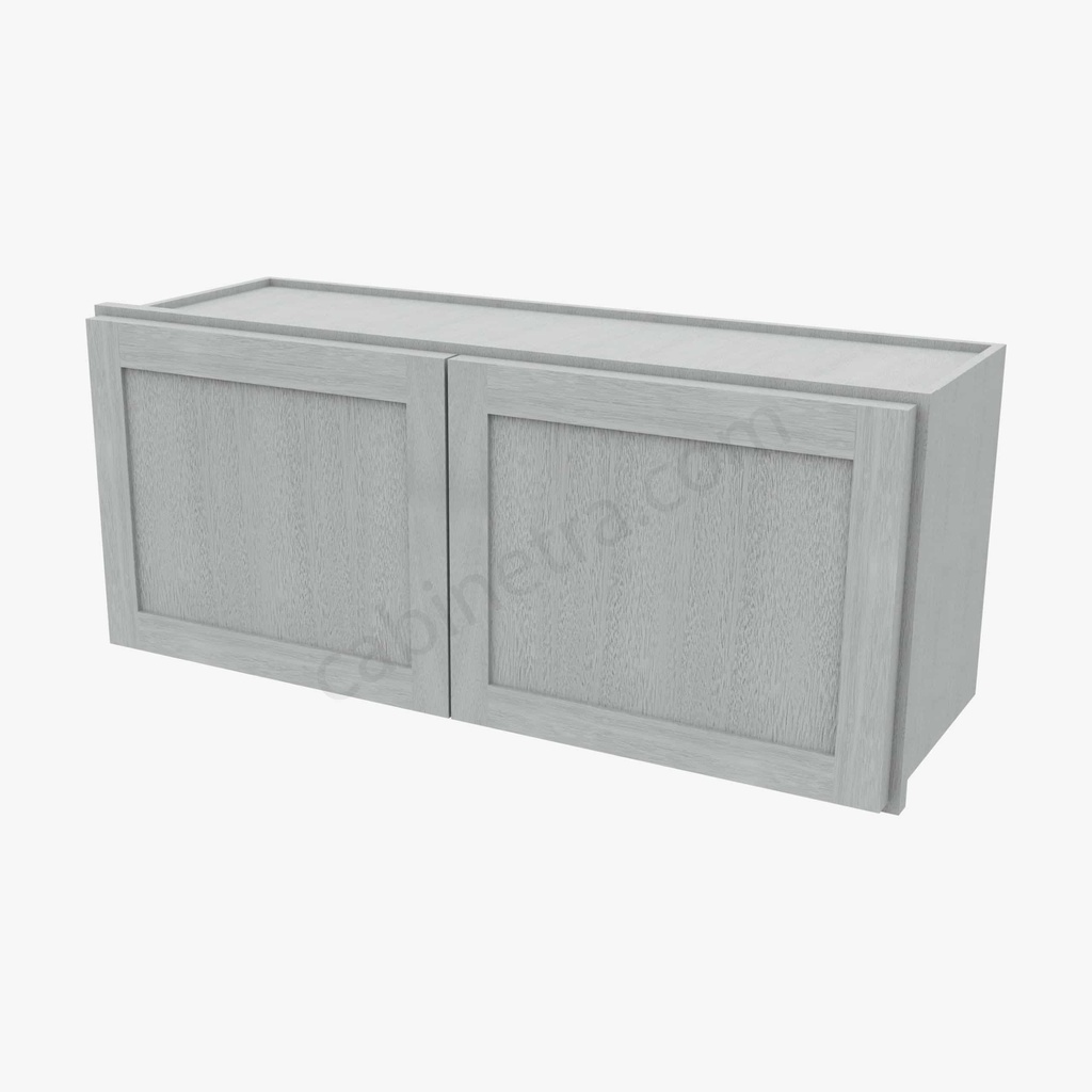 AN-W3615B Double Door Wall Cabinet | Forevermark Nova Light Grey Shaker