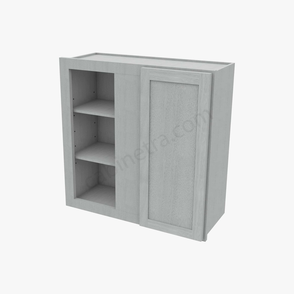 AN-WBLC30/33-3030 Wall Blind Corner Cabinet | Forevermark Nova Light Grey Shaker