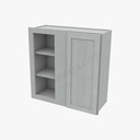 AN-WBLC30/33-3030 Wall Blind Corner Cabinet | Forevermark Nova Light Grey Shaker