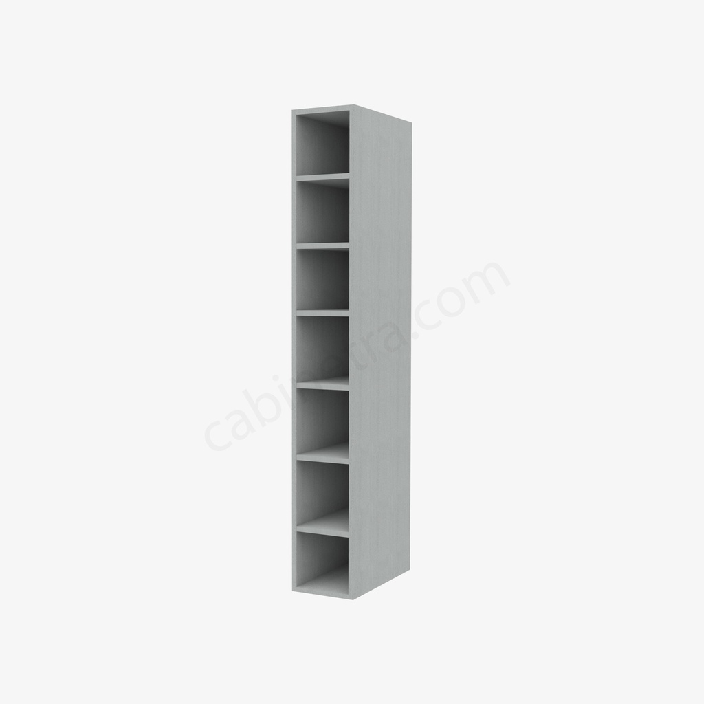 AN-WC642 Wall Cube Cabinet with 7 Cubes | Forevermark Nova Light Grey Shaker