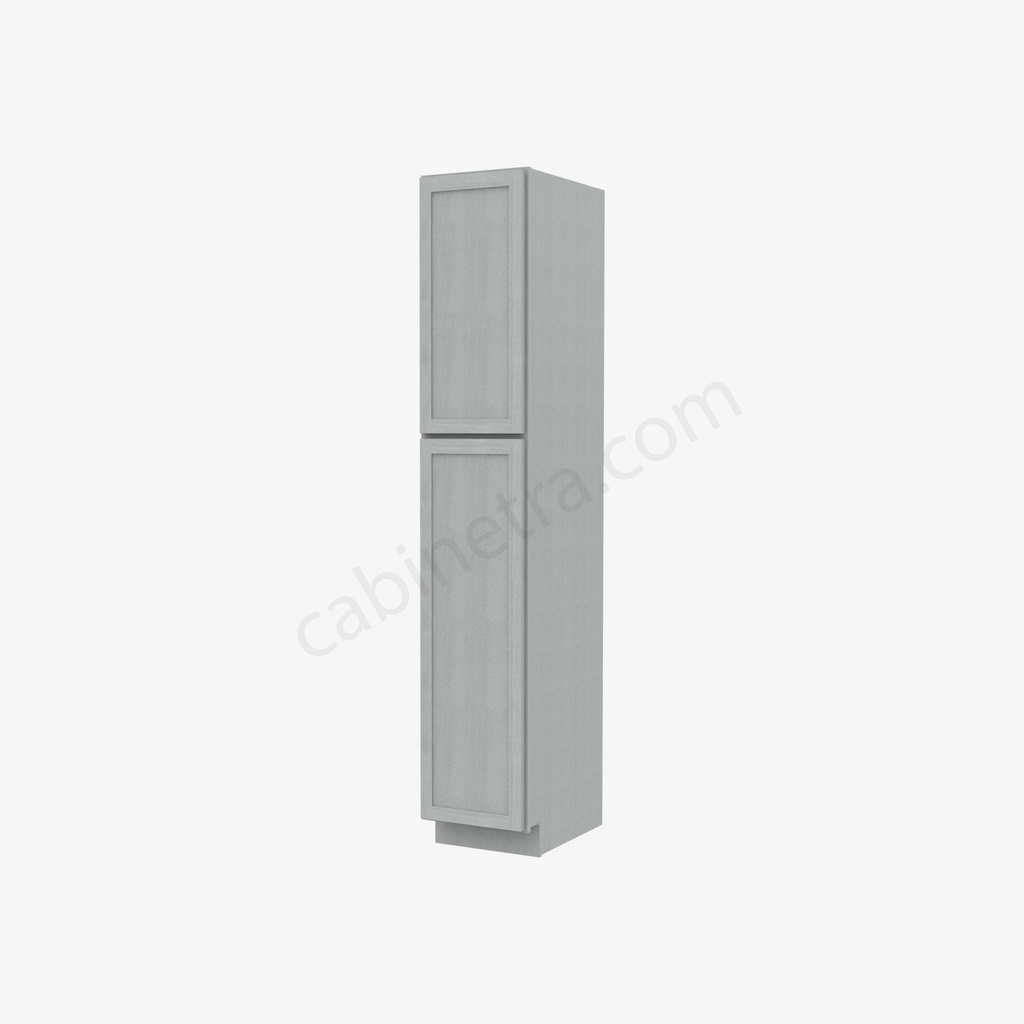 AN-WP1590 Tall Wall Pantry Cabinet | Forevermark Nova Light Grey Shaker