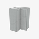 AN-WSQ2436 Easy Reach Wall Corner Cabinet | Forevermark Nova Light Grey Shaker