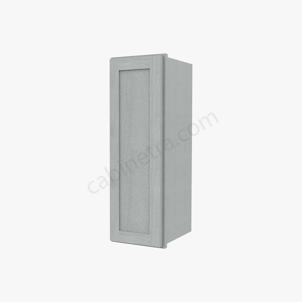 AN-W0930 Single Door Wall Cabinet | Forevermark Nova Light Grey Shaker