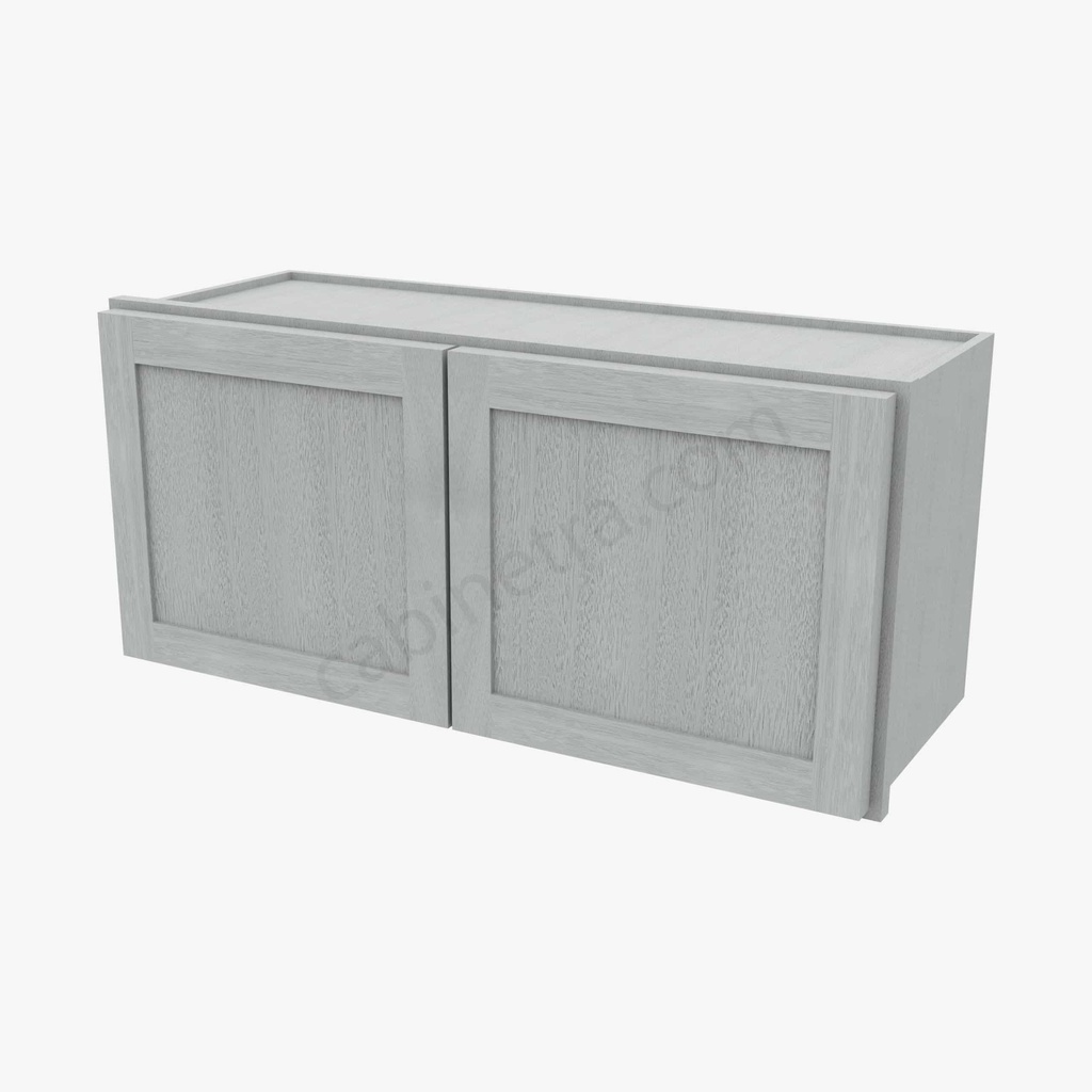 AN-W3315B Double Door Wall Cabinet | Forevermark Nova Light Grey Shaker