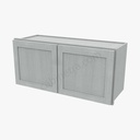 AN-W3315B Double Door Wall Cabinet | Forevermark Nova Light Grey Shaker