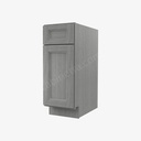TG-B12 Single Door Base Cabinet | Forevermark Midtown Grey