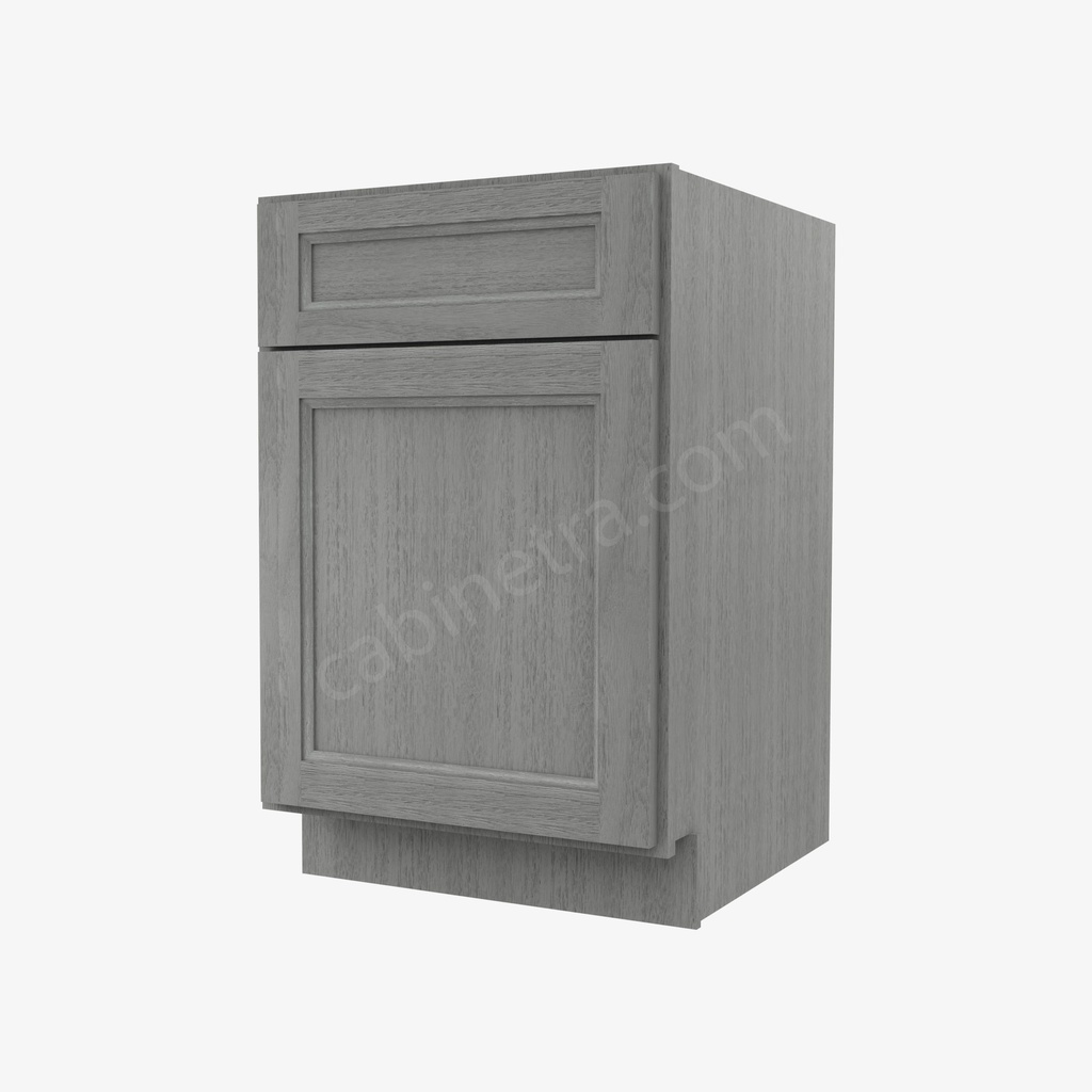 TG-B21 Single Door Base Cabinet | Midtown Grey