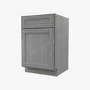 TG-B21 Single Door Base Cabinet | Midtown Grey