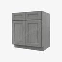 TG-B30B Double Door Base Cabinet | Forevermark Midtown Grey