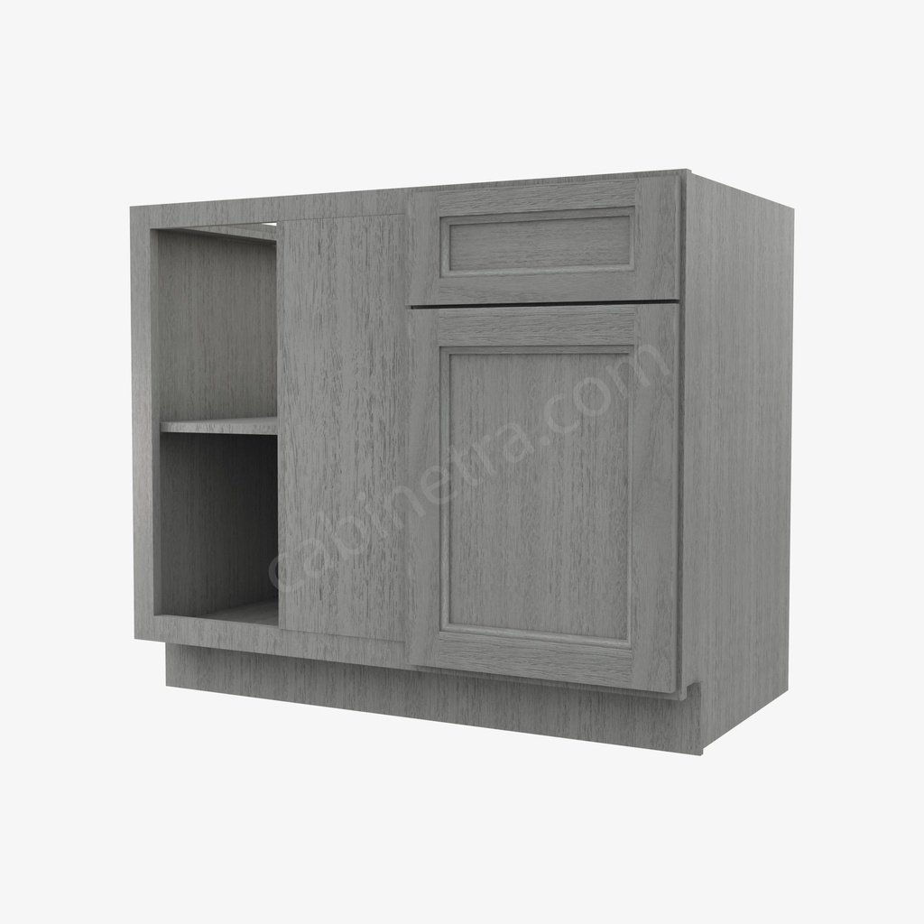 TG-BBLC42/45-39""W Base Blind Corner Cabinet | Forevermark Midtown Grey
