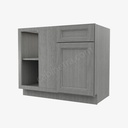 TG-BBLC42/45-39""W Base Blind Corner Cabinet | Forevermark Midtown Grey