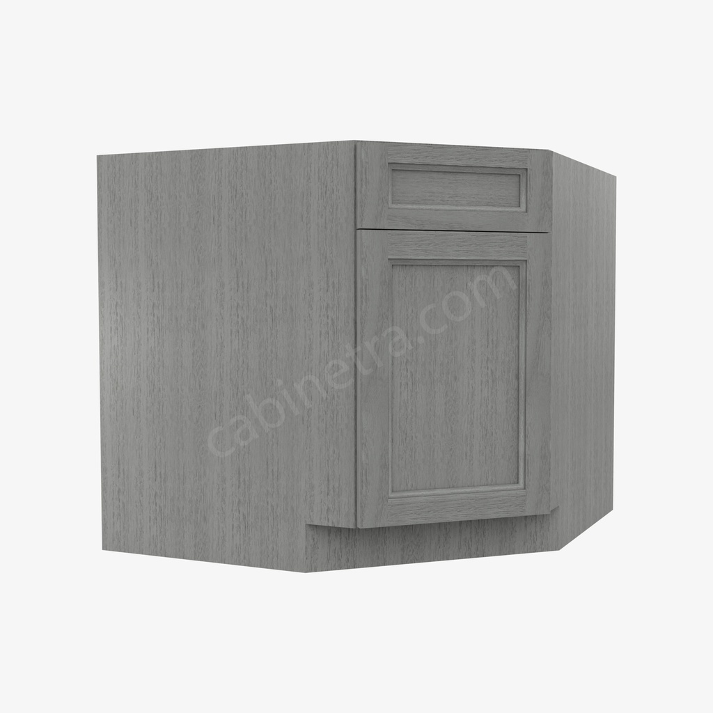 TG-BDCF36 Base Diagonal Corner Sink Cabinet | Forevermark Midtown Grey