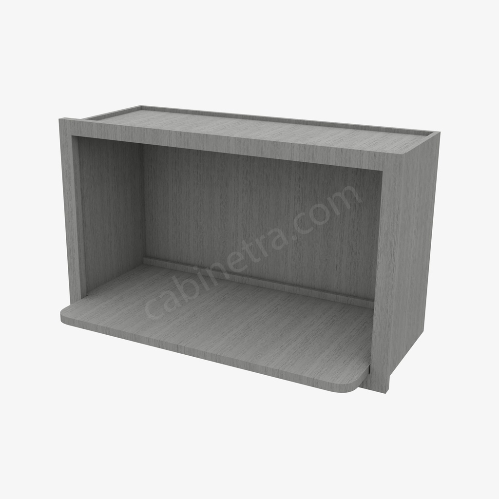 TG-MWO3018PM-12 Microwave Oven Wall Cabinet | Forevermark Midtown Grey